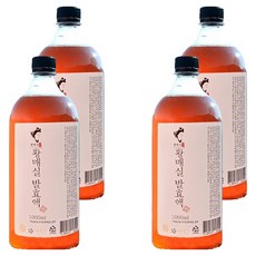 하동권여사 황매실 발효액, 1L, 4개