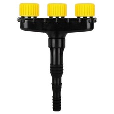 Malltoday 愛植物 多噴嘴3頭噴霧器 01, 黃色, 1個