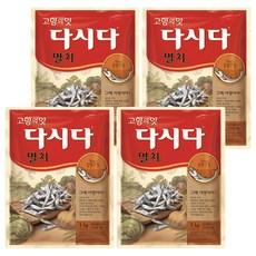 다시다 멸치, 1kg, 4개