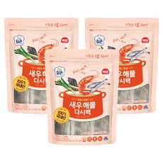 해표 새우 해물 다시팩, 150g, 3개