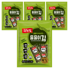 廣川海苔 酥脆條狀海苔 80包入, 80g, 4袋
