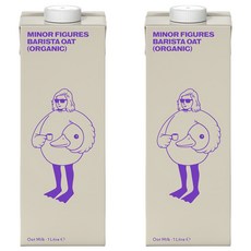 MINOR FIGURES 小人物 濃厚版燕麥奶 咖啡師, 1L, 2瓶