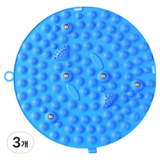 Ollinsel 每日足部指壓墊 43 x 43 cm, 3個, 藍色