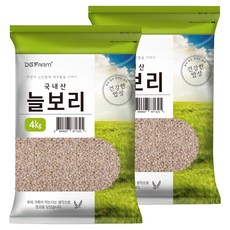 대구농산 국산 늘보리쌀, 4kg, 2개