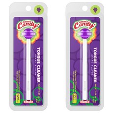 Ommo Candy 舌頭清潔劑葡萄, 2個