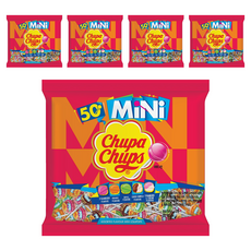 츄파춥스 미니 막대사탕 랜덤 발송, 300g, 5개