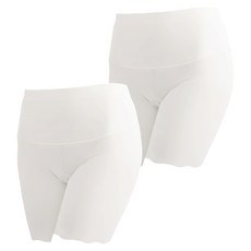 冰絲涼感無痕高腰收腹安全褲 2件