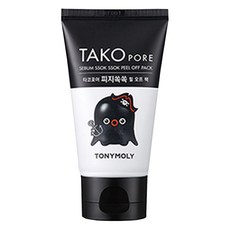 TONYMOLY 章魚毛孔去皮脂撕拉面膜, 1條, 1條