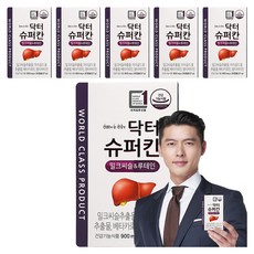 닥터슈퍼칸 밀크씨슬 루테인 27g, 30정, 6개