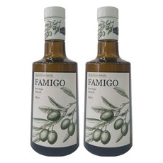 Famigo 特級初榨橄欖油, 500ml, 2個