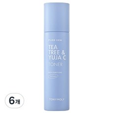 토니모리 퓨어듀 티트리 앤 유자씨 토너, 150ml, 6개