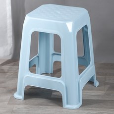 나음다름 북유럽식 튼튼한 플라스틱 의자 45cm, 스카이블루, 1개