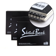 希望筆記本 專家用素描本 優質紙 3入, 8開, 20張, 1套
