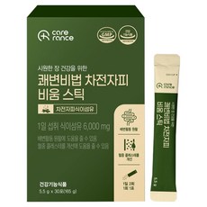 케어란스 쾌변비법 차전자피 비움 스틱, 1개, 30회분