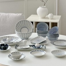 NICOTT BEST 日式家用餐具4人份25件組, 1套, 11種, 混合色