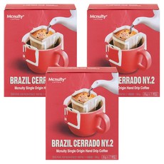 Mcnulty 巴西席拉朵NY2濾掛咖啡, 8g, 7包, 3盒