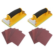 Jongwon 砂紙握把 + 80號布砂紙 5入組, 2套