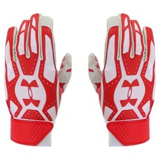 Under Armour U1237474 언더아머 배팅장갑, 빨강