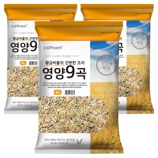 대구농산 황금비율의 간편한 조리 영양 9곡, 4kg, 3개