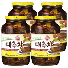 OTTOGI 不倒翁 紅棗茶, 1kg, 1罐, 4罐