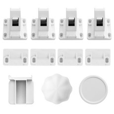 Lindabebe 磁吸安全鎖, 白色, 1套