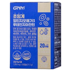 GNM 7倍低溫超臨界rTG Omega3維他命B+E+鋅軟膠囊, 1盒, 30顆, 1盒