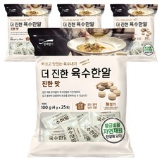 더 진한 육수 한알 진한맛 25p, 4개, 100g