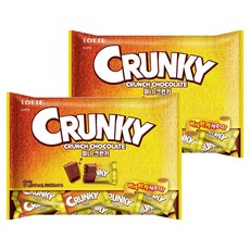 롯데웰푸드 롯데제과 미니 크런키, 171g, 2개