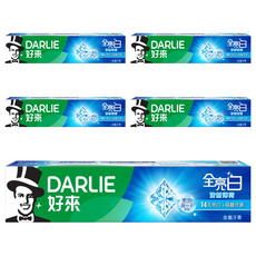 DARLIE 好來 全亮白牙膏 清新薄荷, 140g, 5條