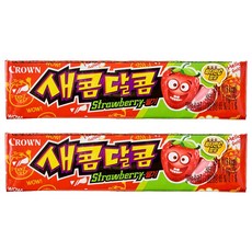 크라운 새콤달콤 딸기, 29g, 2개