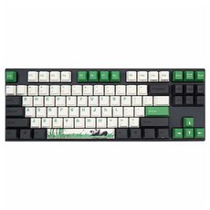 VARMILO VA87M V2 PANDA R2 PBT熱昇華英文有線鍵盤低噪紅積, 紅軸