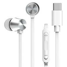 IRIVER Type-C iPhone 相容有線耳機, ISE-503C, 白色