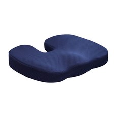 MAME記憶棉透氣坐墊, 藍色