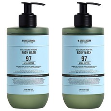 W.DRESSROOM 保濕香氛沐浴乳 No.97 四月棉, 500ml, 2瓶