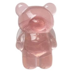 오프유 스마트폰 입체 그립톡, 핑크곰돌이, 1개