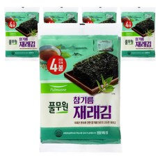 풀무원 참기름 재래김 전장 5매입, 20g, 20개