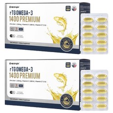 nz Origin rTG Omega-3 1400 Premium膠囊, 180顆, 2盒