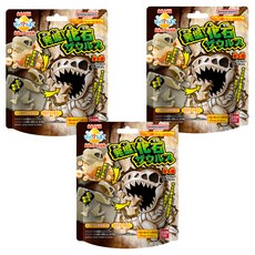 BANDAI 發掘!恐龍化石入浴球，24組, 75g, 3個