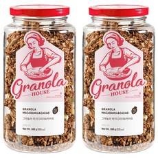 그래놀라하우스 그래놀라 마카다미아 앤 카카오, 300g, 2개
