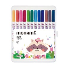 모니주 사인펜 12색, 여, 1개