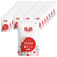 비앤비 젖병세정제 거품형 리필, 400ml, 30개