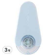 누사인 회전형 미니 수정테이프 5mm x 6M, 캄블루, 3개
