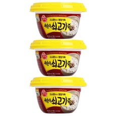 오뚜기 새송이 쇠고기죽, 285g, 3개