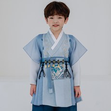 HARANG HANBOK Cheongdamrang 韓服 背心 + 上衣 + 褲子 套組