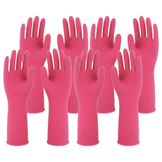 Three Flower 三花 手套, 粉紅, 大(L), 4雙