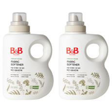 B&B 純素織物柔軟劑容器類型, 2個, 1500毫升
