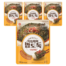 샘표 쓱쓱싹싹 밥도둑 양념깻잎, 120g, 4개