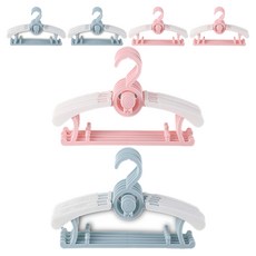 itgom 防滑兒童衣架 2款 x 5入組, 3套, 粉紅色, 藍色