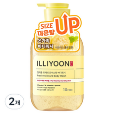 일리윤 프레쉬 모이스춰 바디워시 시트러스향, 650ml, 2개