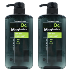 MENTHOLATUM 曼秀雷敦 男士健髮去油洗髮精 550ml, 有效瓦解頭皮油垢 改善異味根源 強健髮根, 2瓶